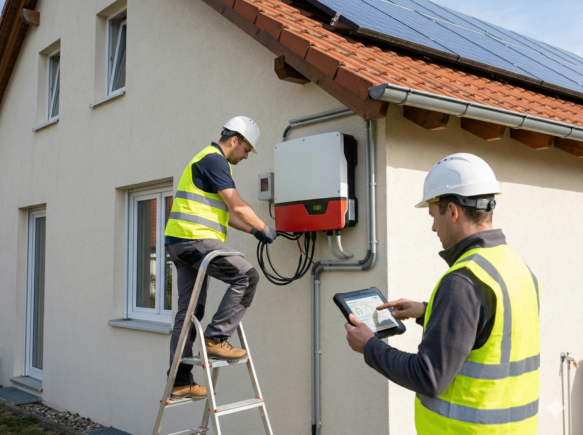 Montaż profesjonalny systemu fotowoltaicznego przez instalatorów
